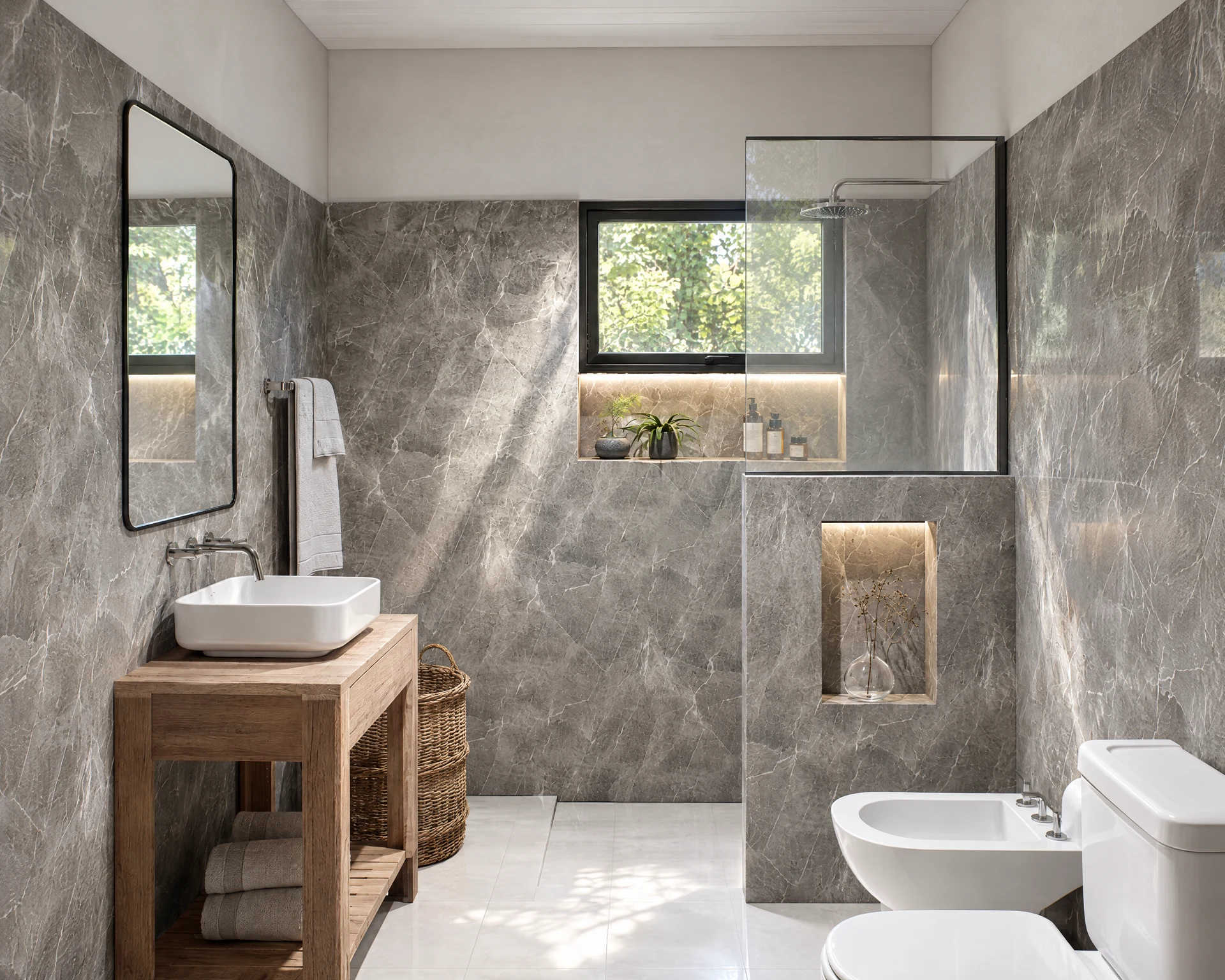 Render del baño